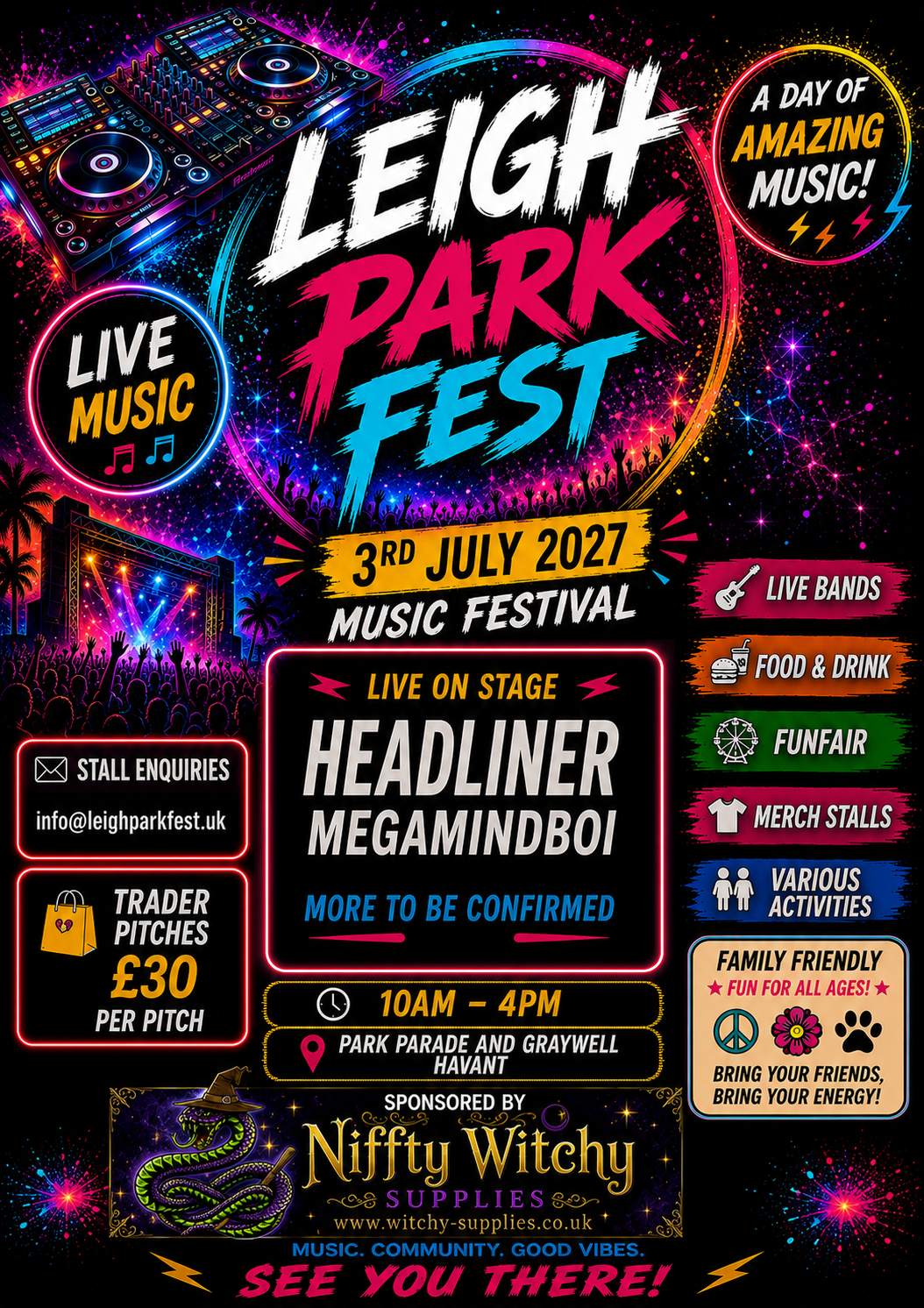 Leigh Park Fest poster