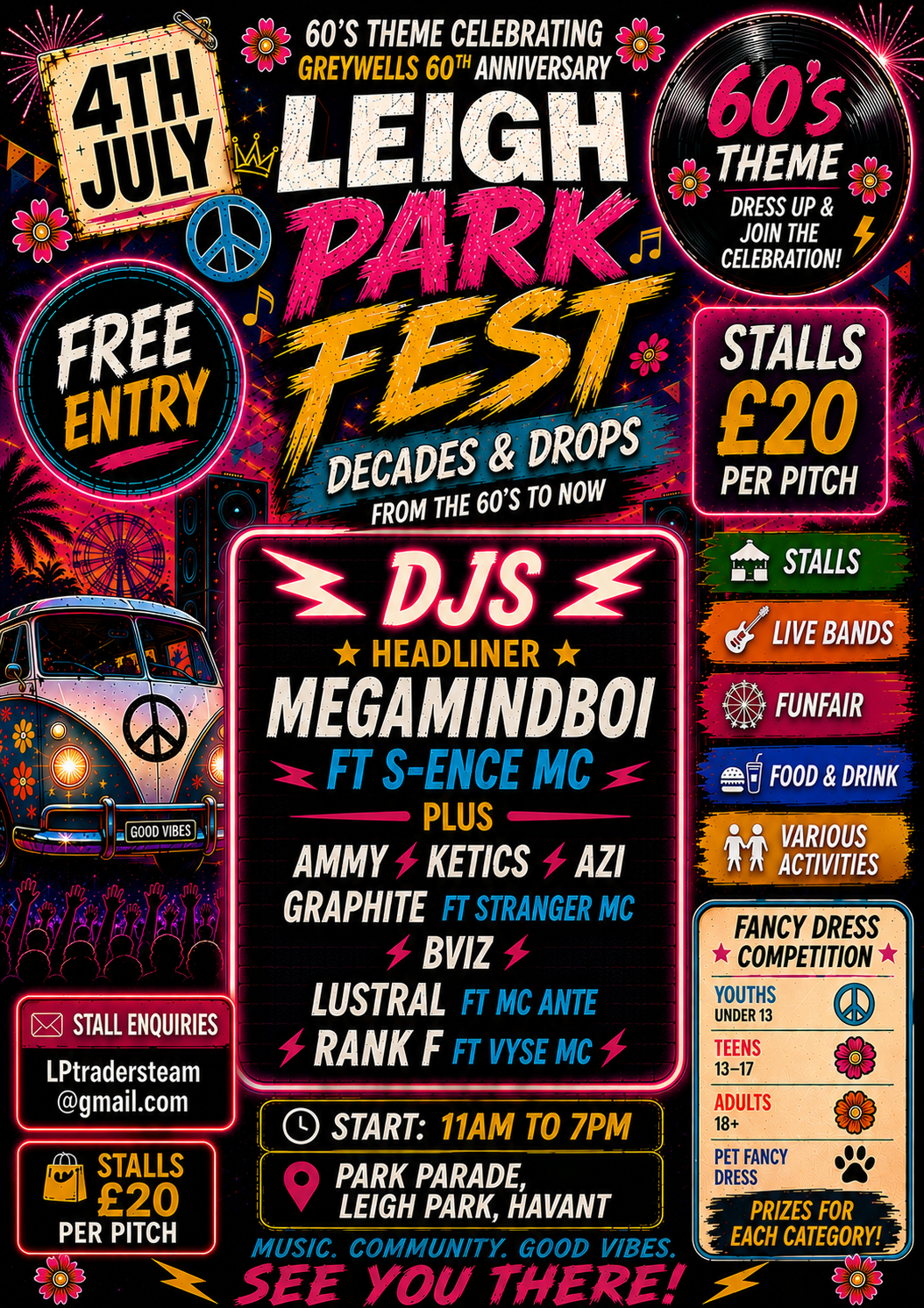 Leigh Park Fest event poster
